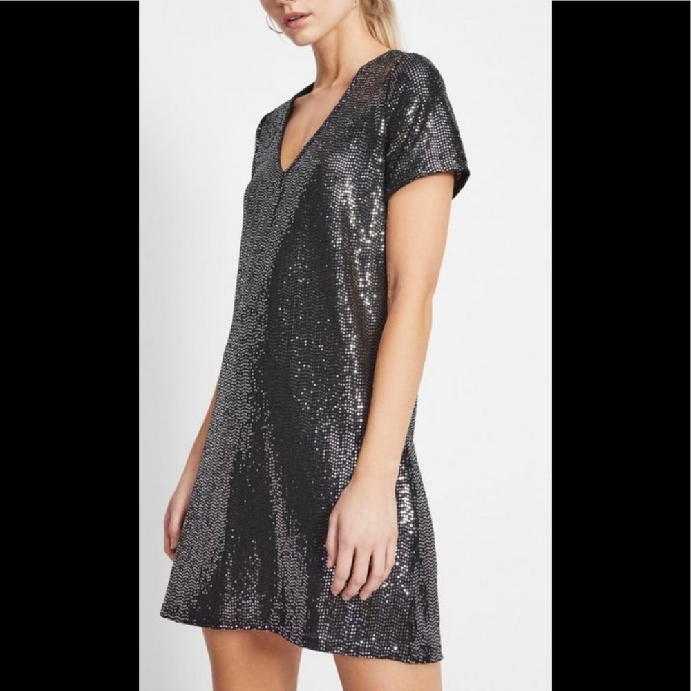 Sequin Tee-Shirt Dress